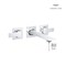 Grohe Allure 2-Handle Wall Mount Faucet 1.2 Gpm 205862431 - alternate 2